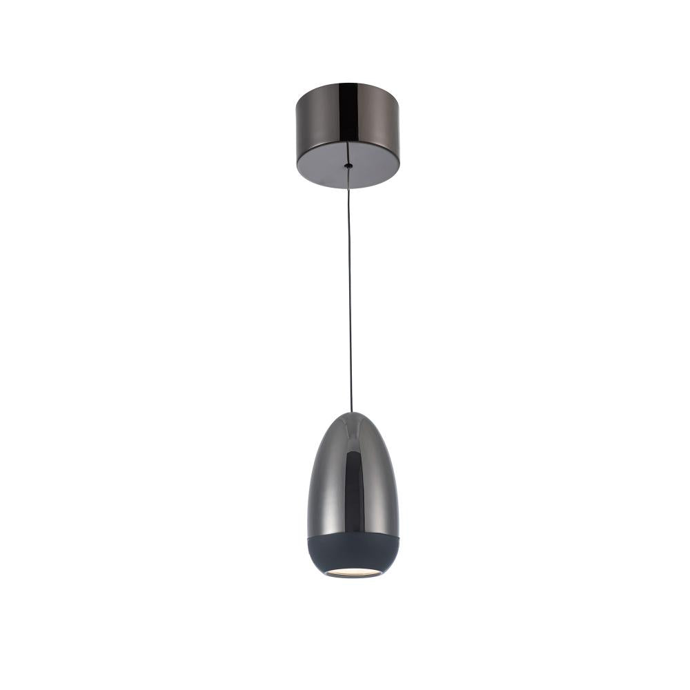 Royal Pearl Collection Integrated LED Pendant, Gun Metal