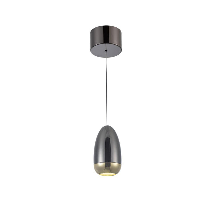 Royal Pearl Collection Integrated LED Pendant, Gun Metal