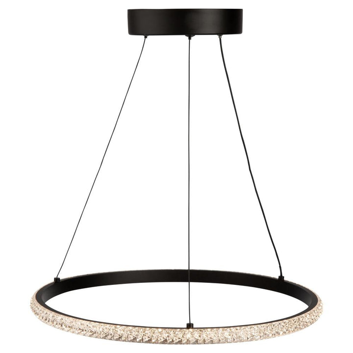 Nova 24W LED Pendant Black