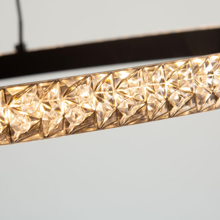 Nova 24W LED Pendant Black