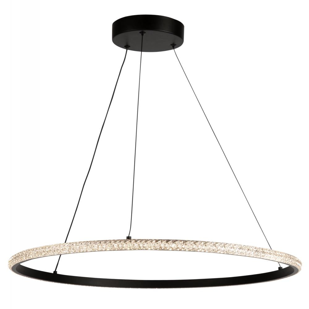 Nova 30W LED Pendant Black