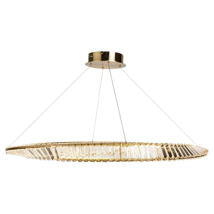 Stella 60W LED Pendant Brushed Brass