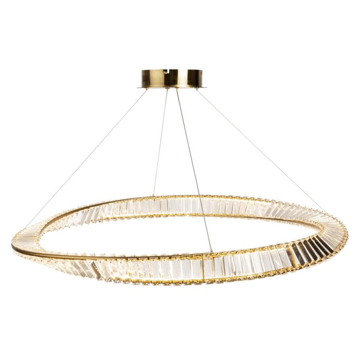 Stella 60W LED Pendant Brushed Brass