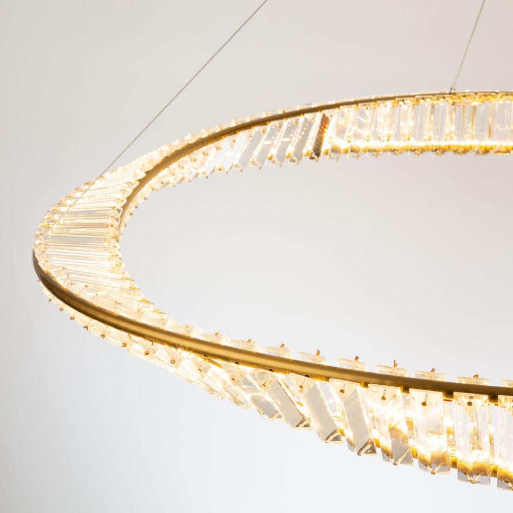 Stella 60W LED Pendant Brushed Brass
