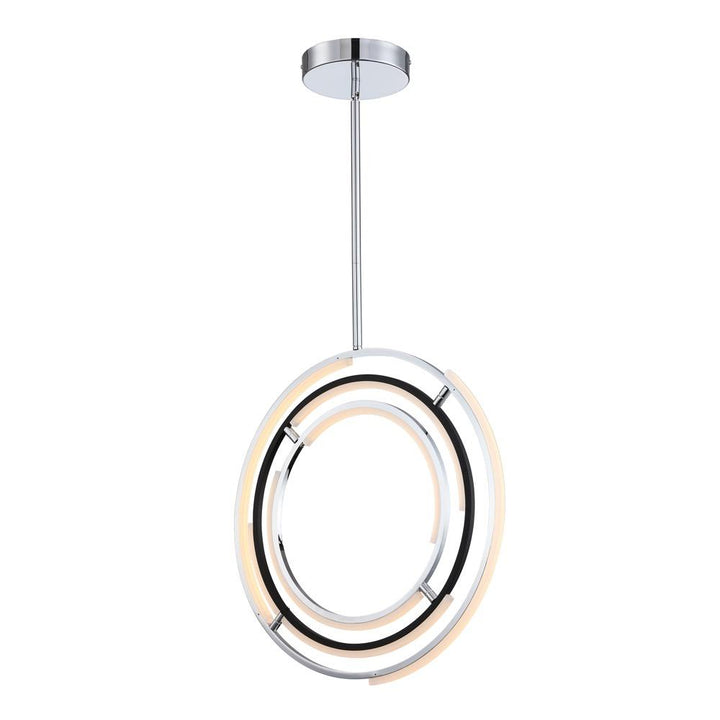 Trilogy Collection Integrated LED 24 in. Pendant, Polished Nickel