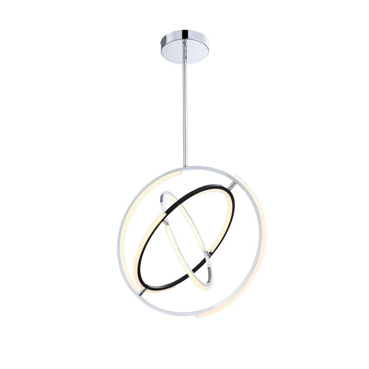 Trilogy Collection Integrated LED 24 in. Pendant, Polished Nickel