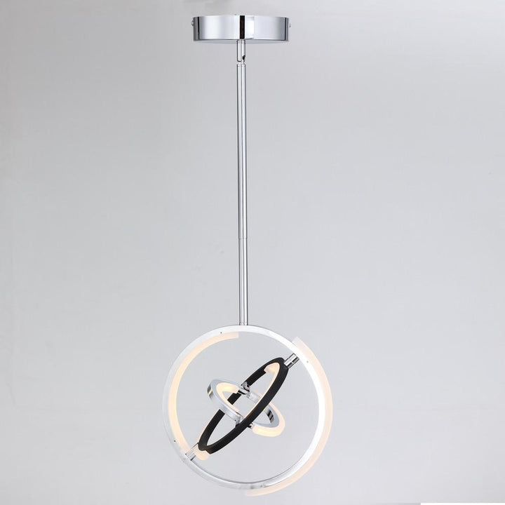 Trilogy Collection Integrated LED 13 in. Pendant, Polished Nickel
