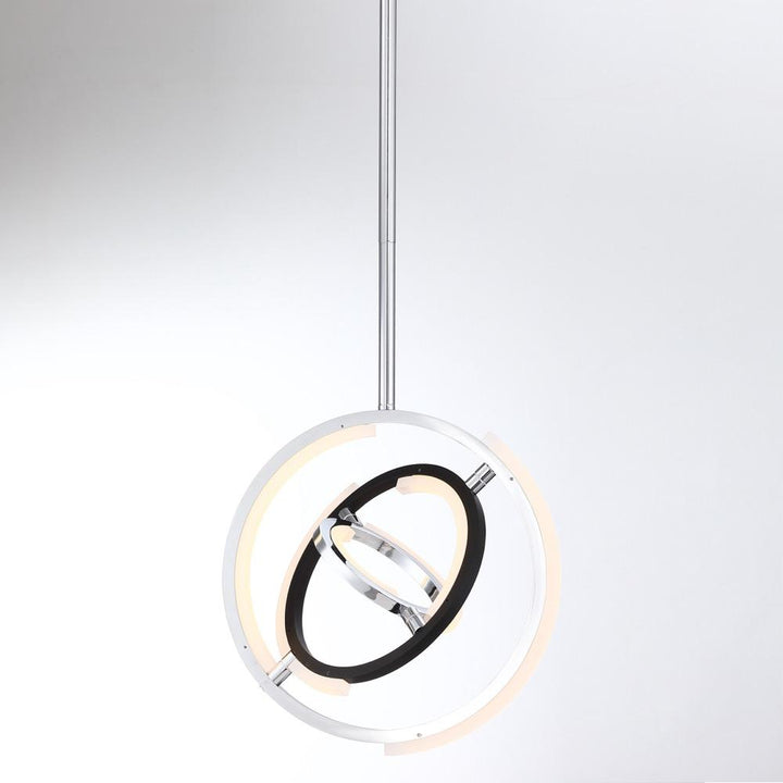 Trilogy Collection Integrated LED 13 in. Pendant, Polished Nickel