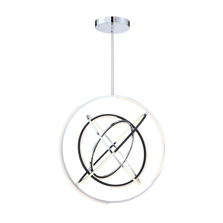 Trilogy Collection Integrated LED 32 in. Pendant, Polished Nickel