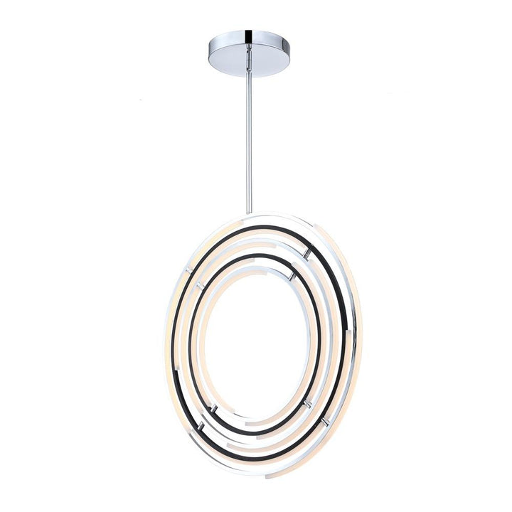 Trilogy Collection Integrated LED 32 in. Pendant, Polished Nickel