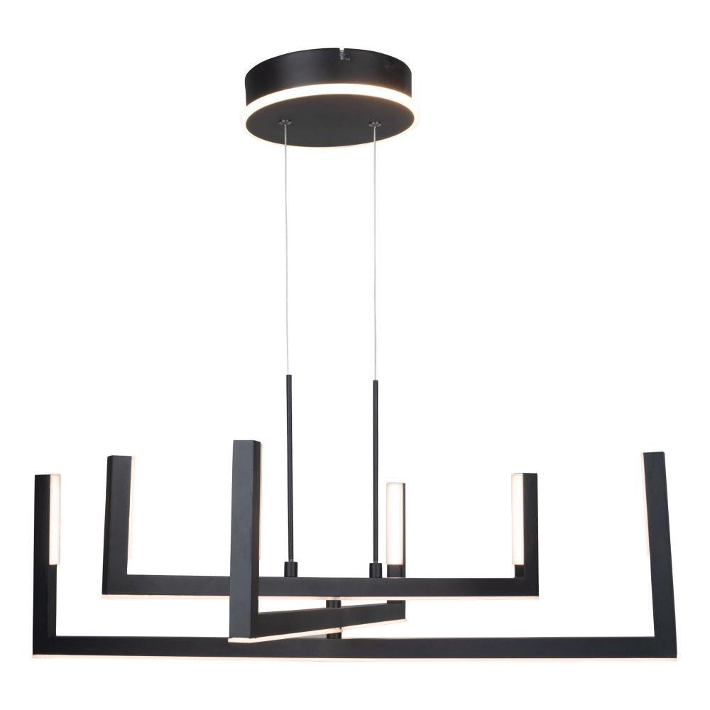 Silicon Valley Collection Integrated LED Chandelier, Black