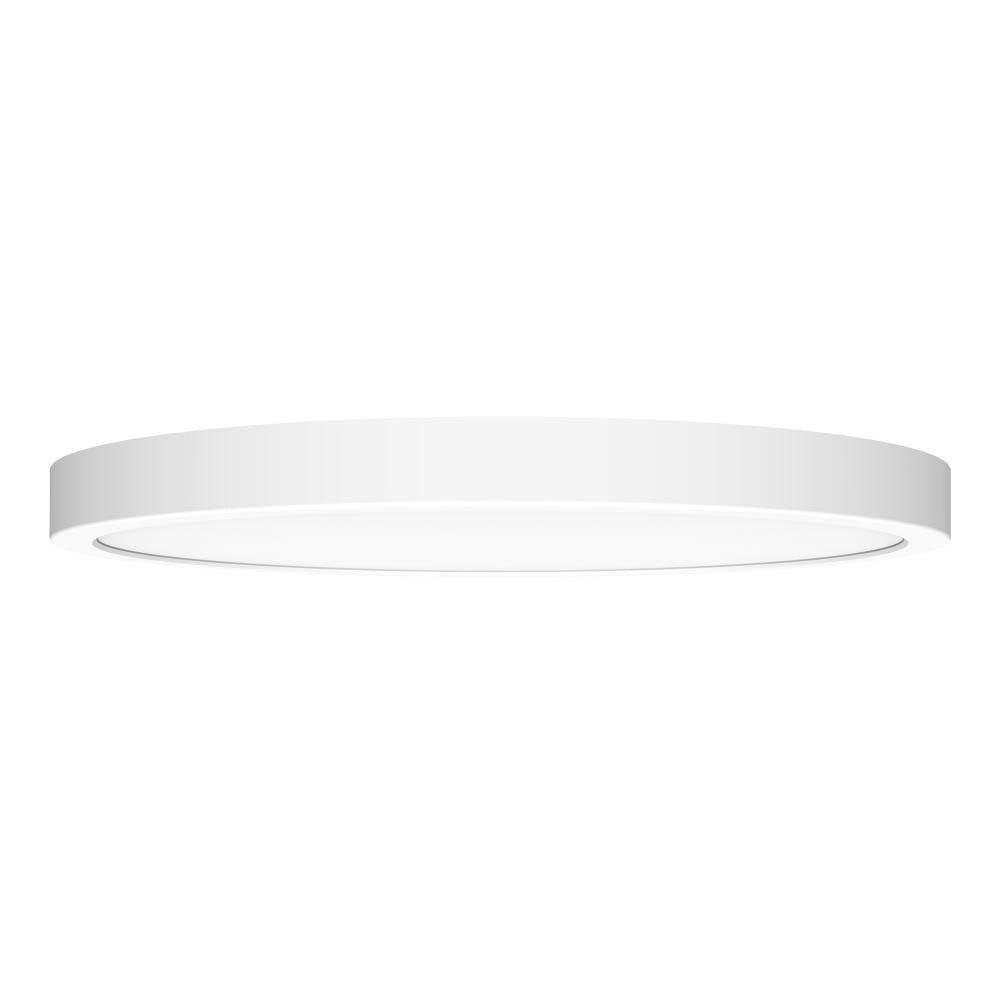LED Flushmounts Collection 1-Light Flush Mount, White