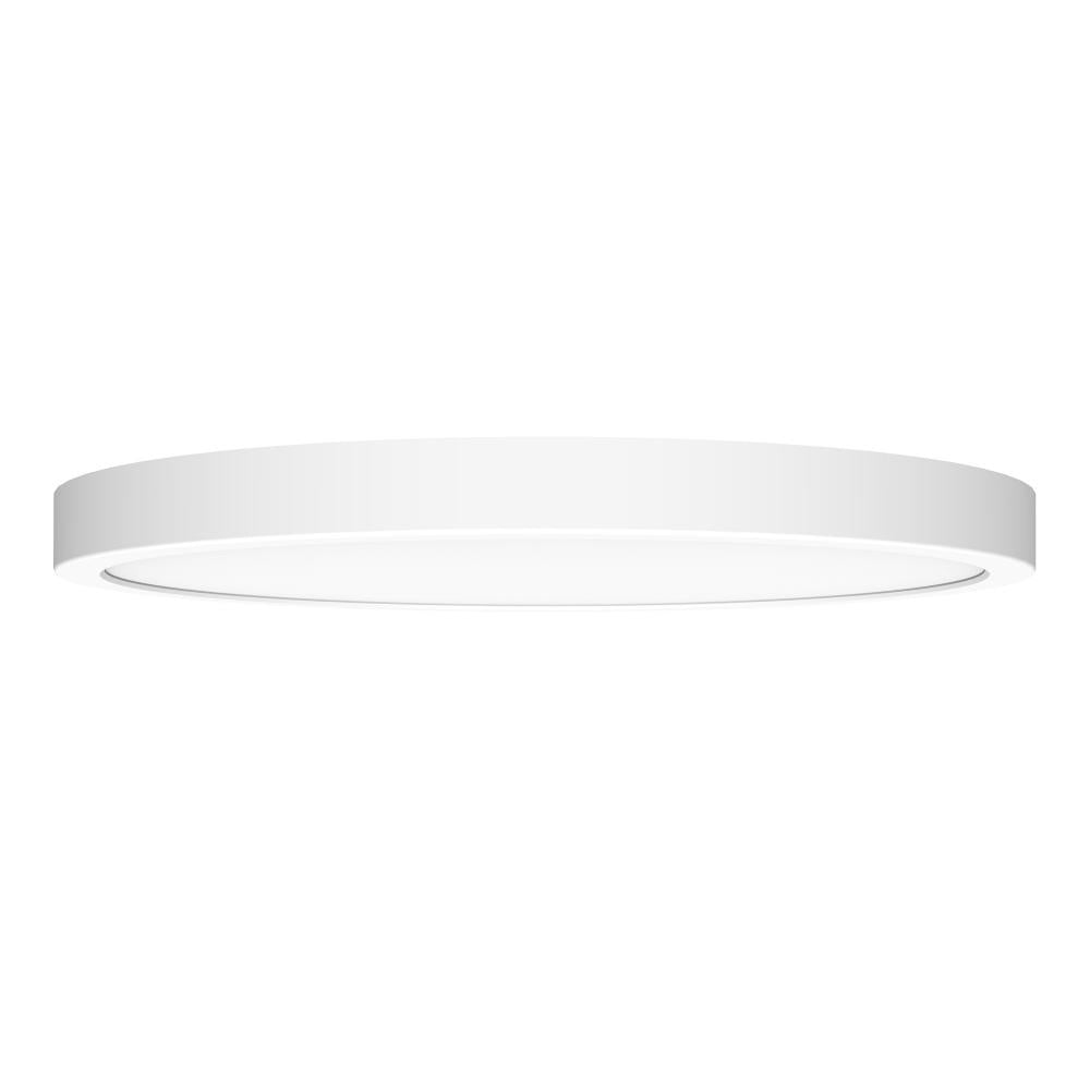 LED Flushmounts Collection 1-Light Flush Mount, White