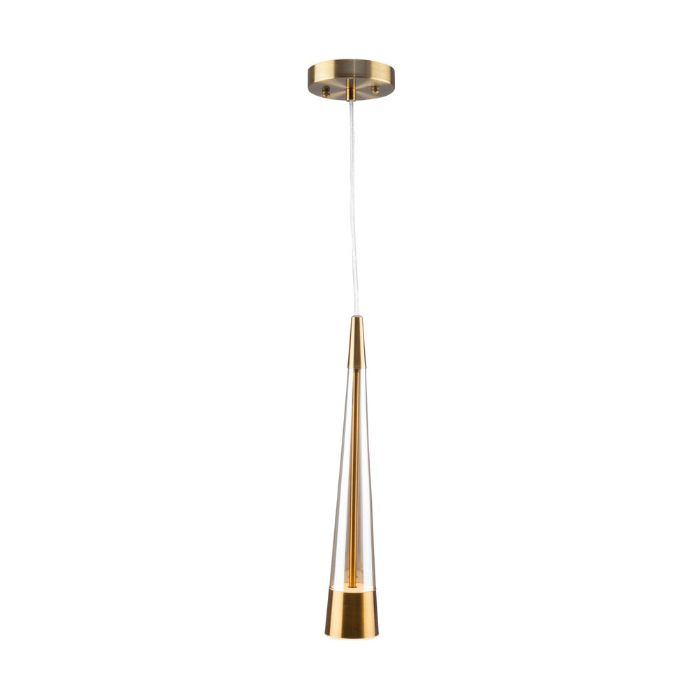 Sunnyvale Collection 1-Light Pendant Brass
