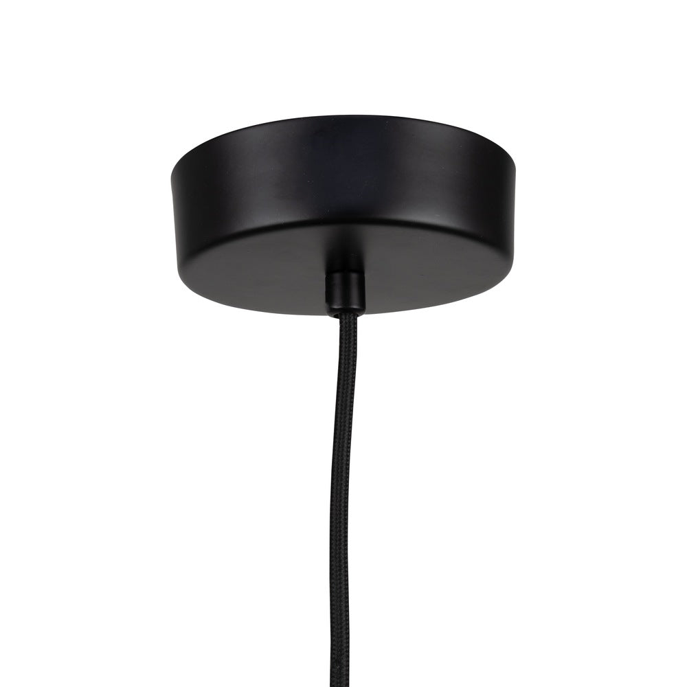 Lexi Collection 1-Light 12" Pendant Black