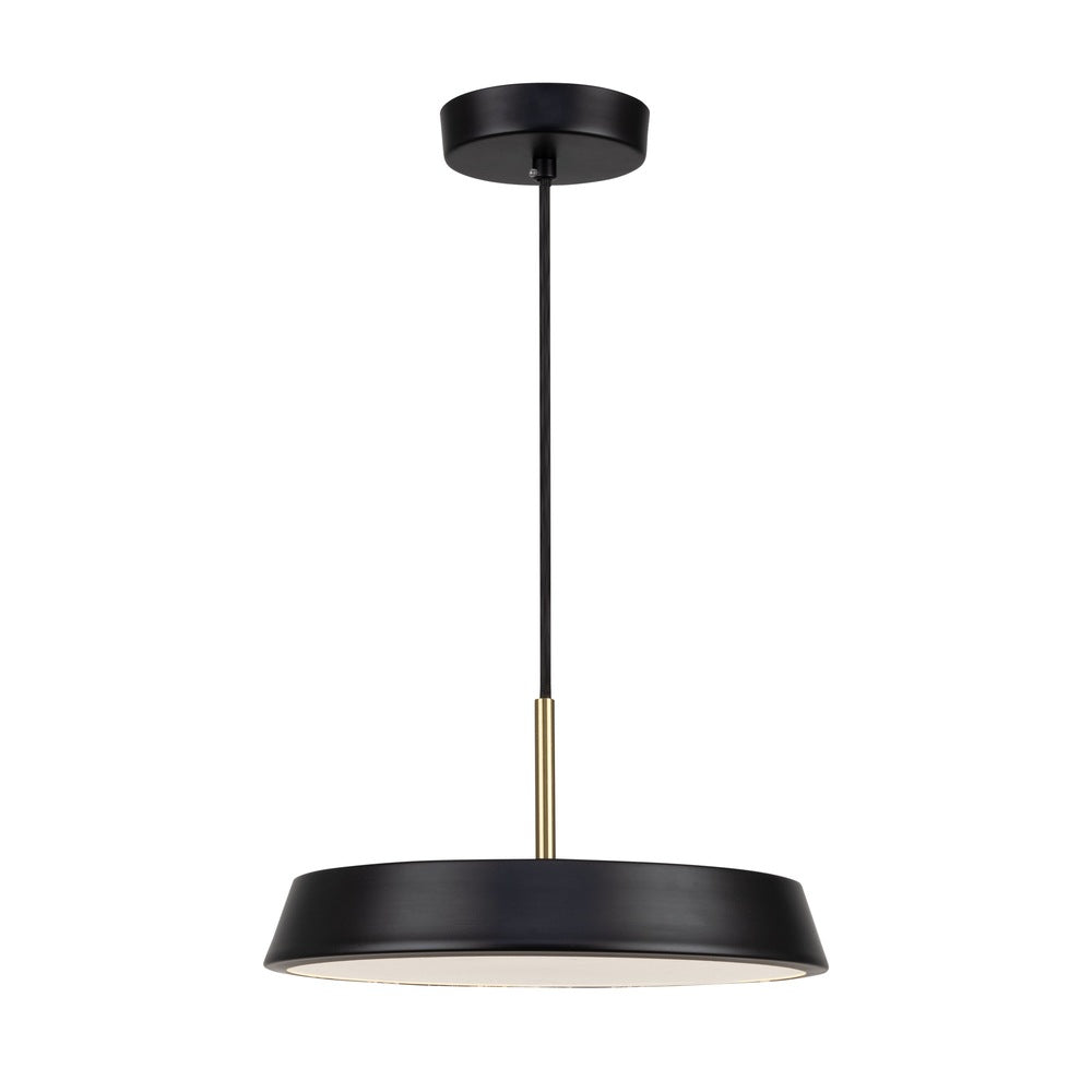 Lexi Collection 1-Light 16" Pendant Black