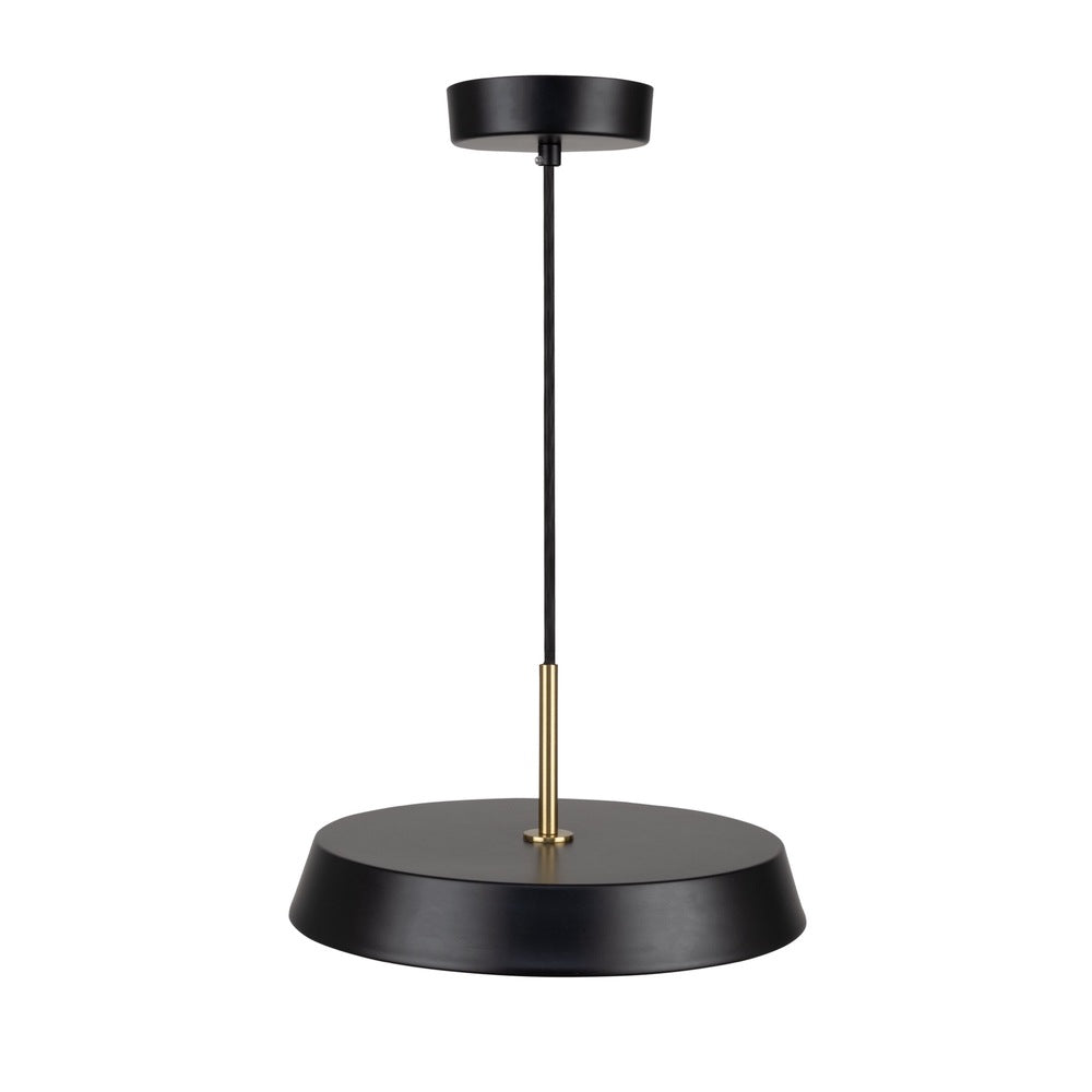 Lexi Collection 1-Light 16" Pendant Black