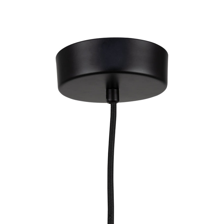 Lexi Collection 1-Light 16" Pendant Black