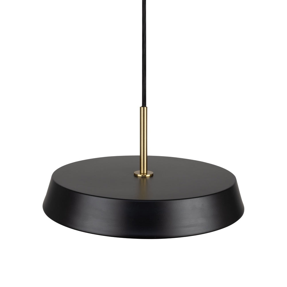 Lexi Collection 1-Light 16" Pendant Black