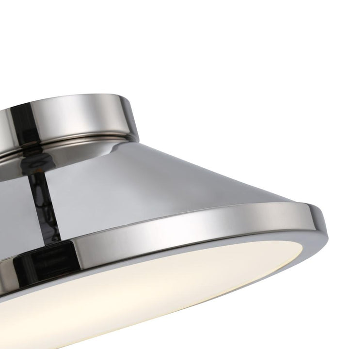 Lucida Collection Integrated LED Flush Mount, Nickel