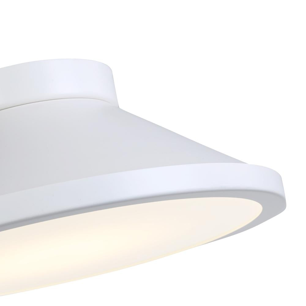 Lucida Collection Integrated LED Flush Mount, White