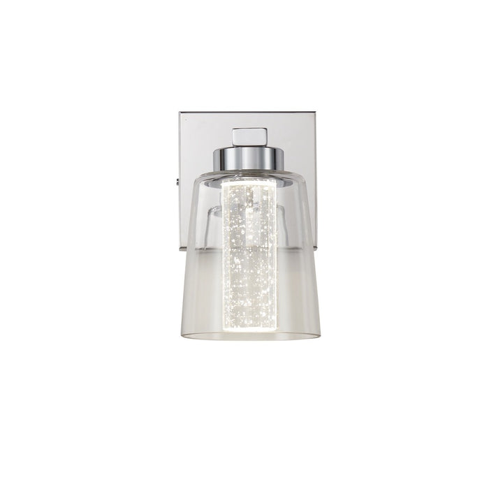 Dalton Collection 1-Light Bathroom Sconce Chrome