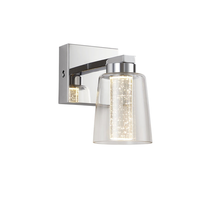 Dalton Collection 1-Light Bathroom Sconce Chrome