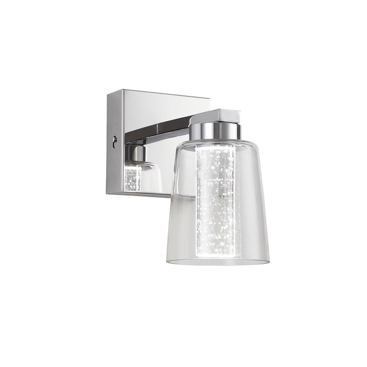 Dalton Collection 1-Light Bathroom Sconce Chrome