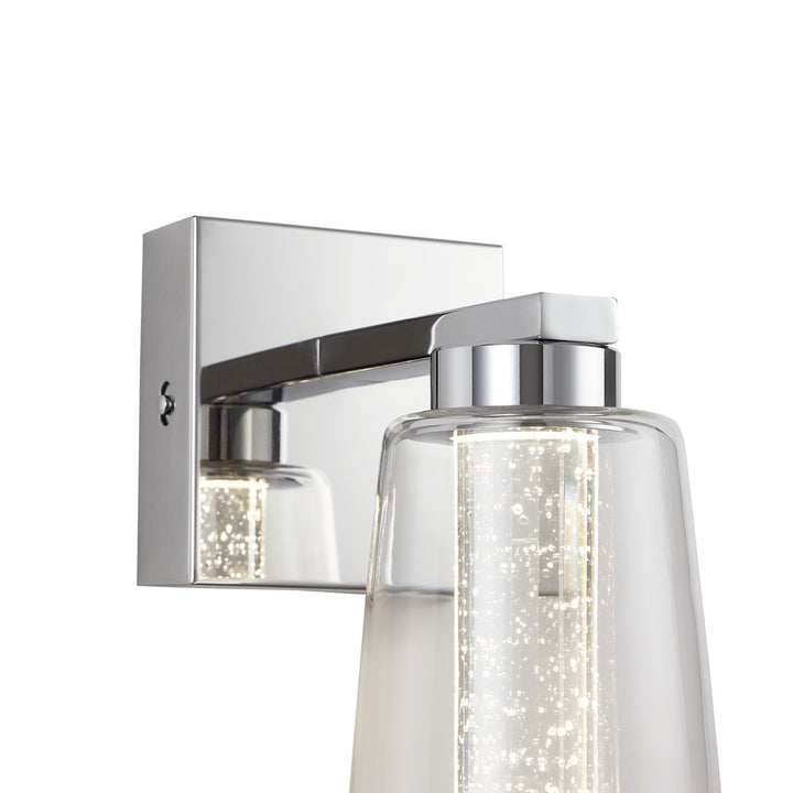 Dalton Collection 1-Light Bathroom Sconce Chrome