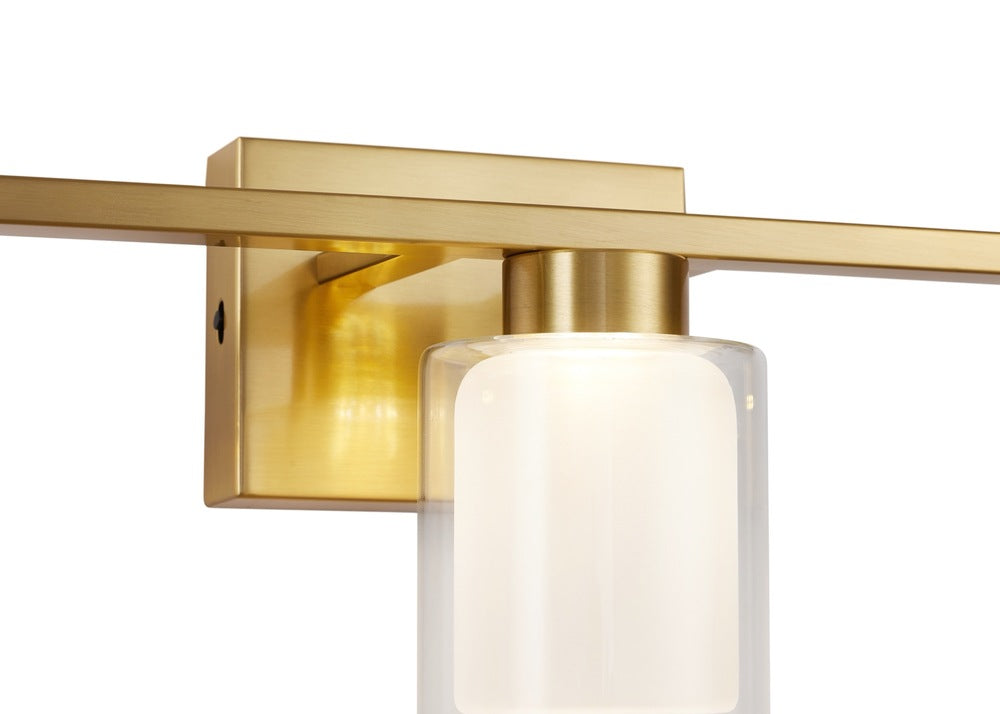 Saville Collection 1-Light Bathroom Brass