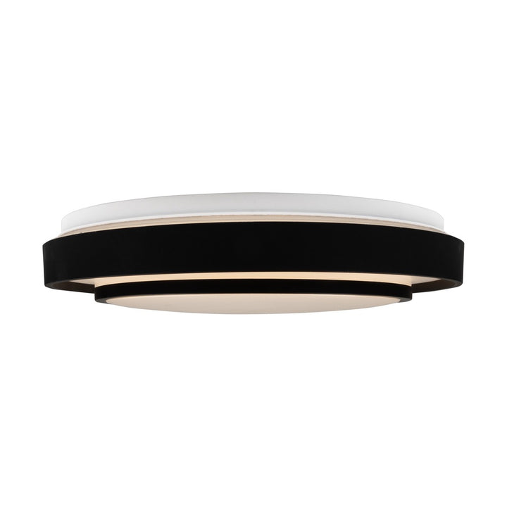 Aziza Collection 1-Light 15" Flush Mount Black