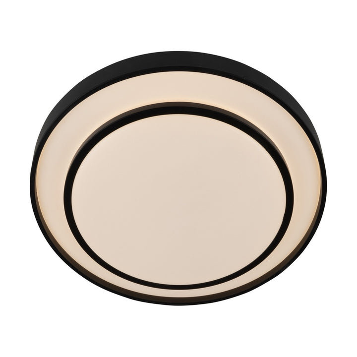 Aziza Collection 1-Light 15" Flush Mount Black