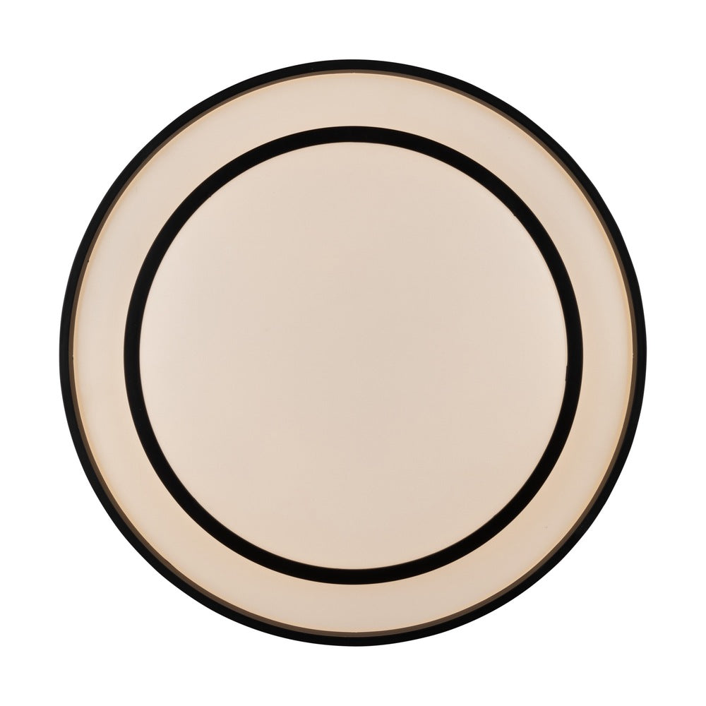 Aziza Collection 1-Light 15" Flush Mount Black