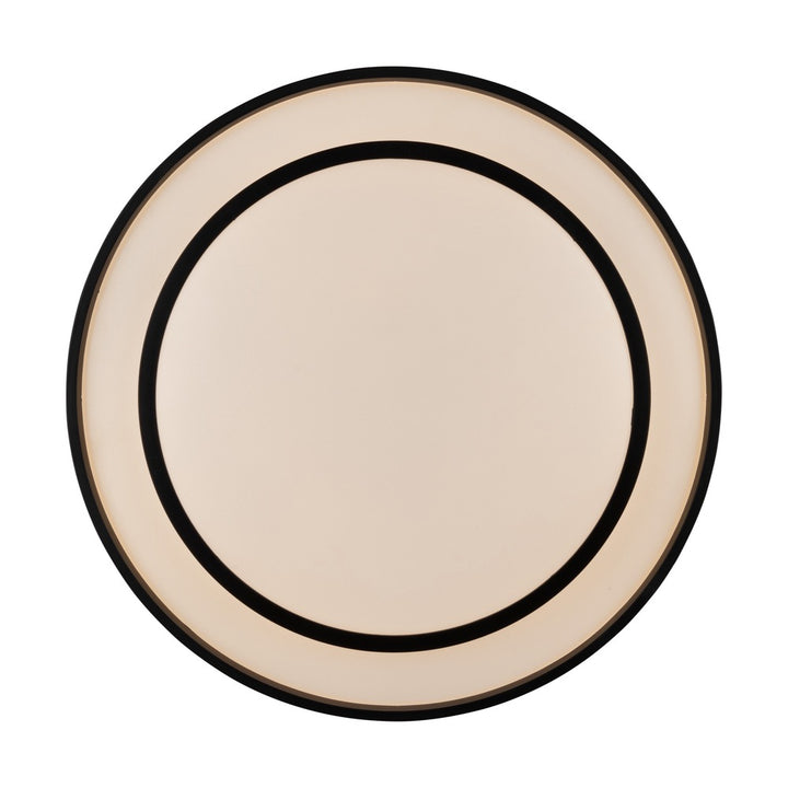 Aziza Collection 1-Light 15" Flush Mount Black