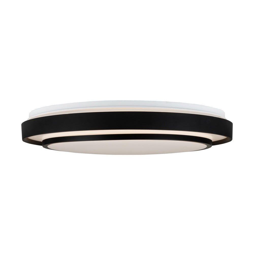 Aziza Collection 1-Light 19" Flush Mount Black