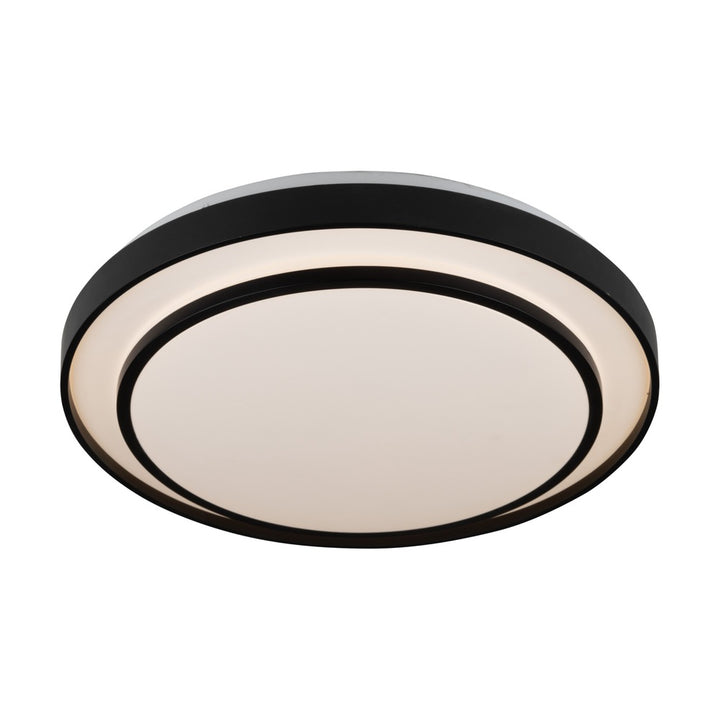 Aziza Collection 1-Light 19" Flush Mount Black