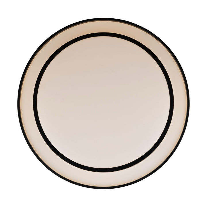 Aziza Collection 1-Light 19" Flush Mount Black