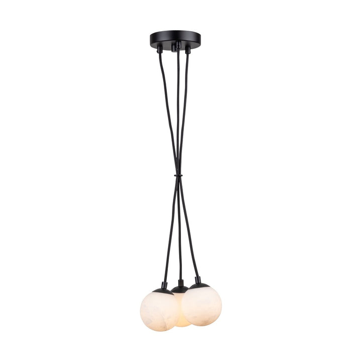 Camila Collection 3-Light Pendant Black
