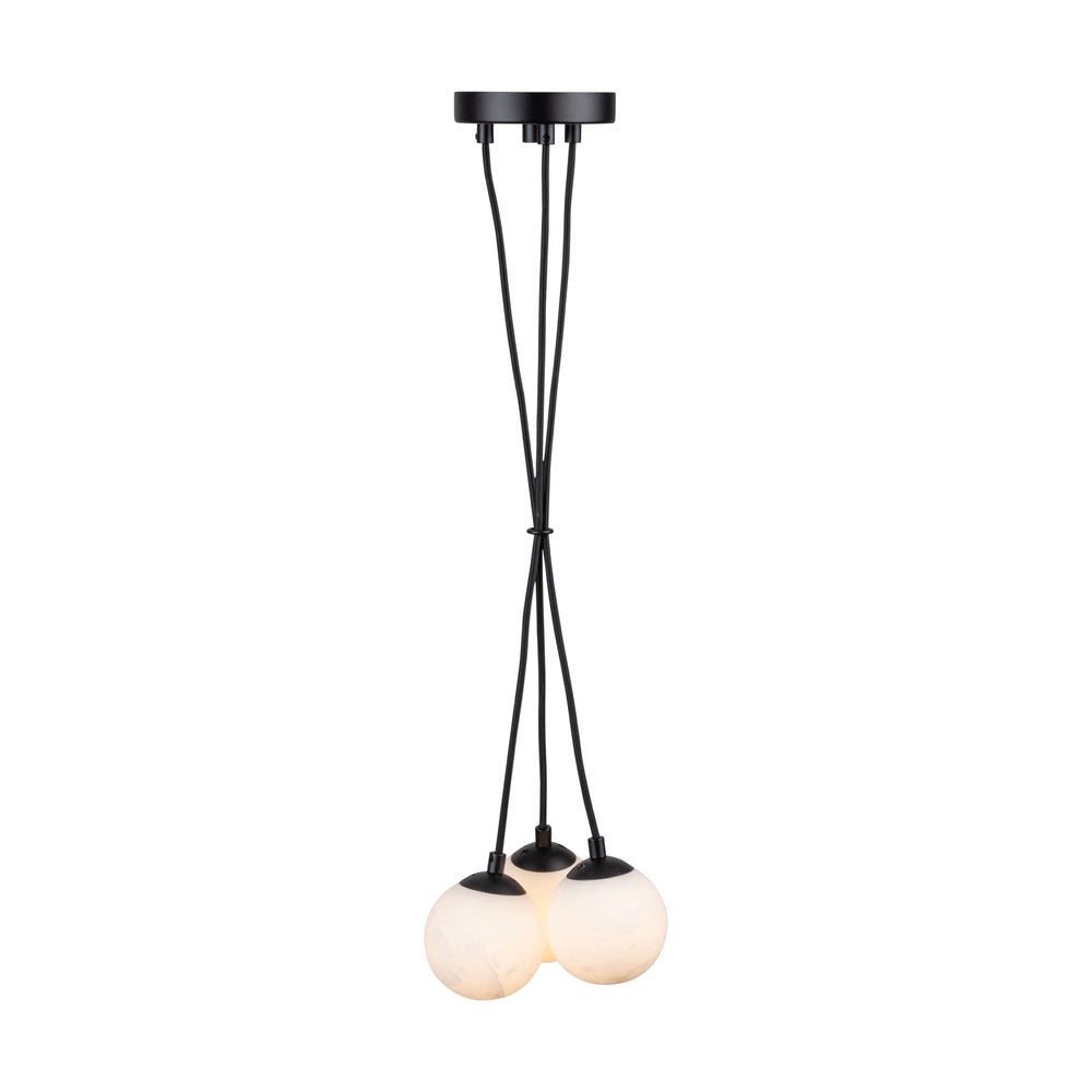Camila Collection 3-Light Pendant Black