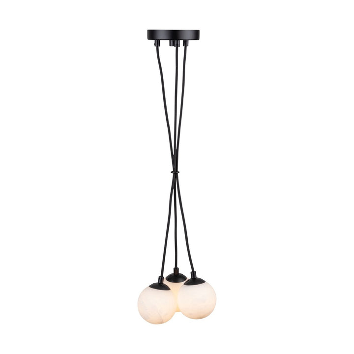 Camila Collection 3-Light Pendant Black