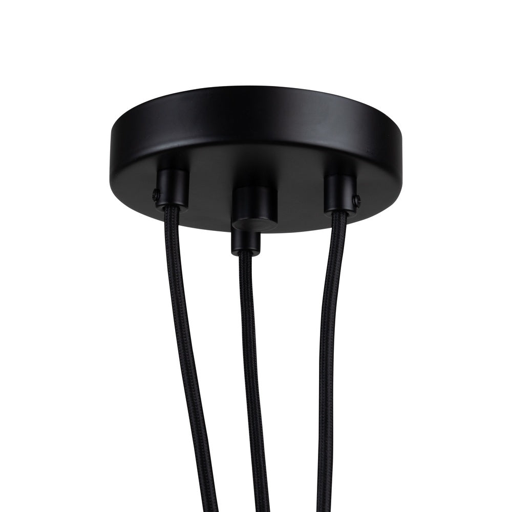 Camila Collection 3-Light Pendant Black
