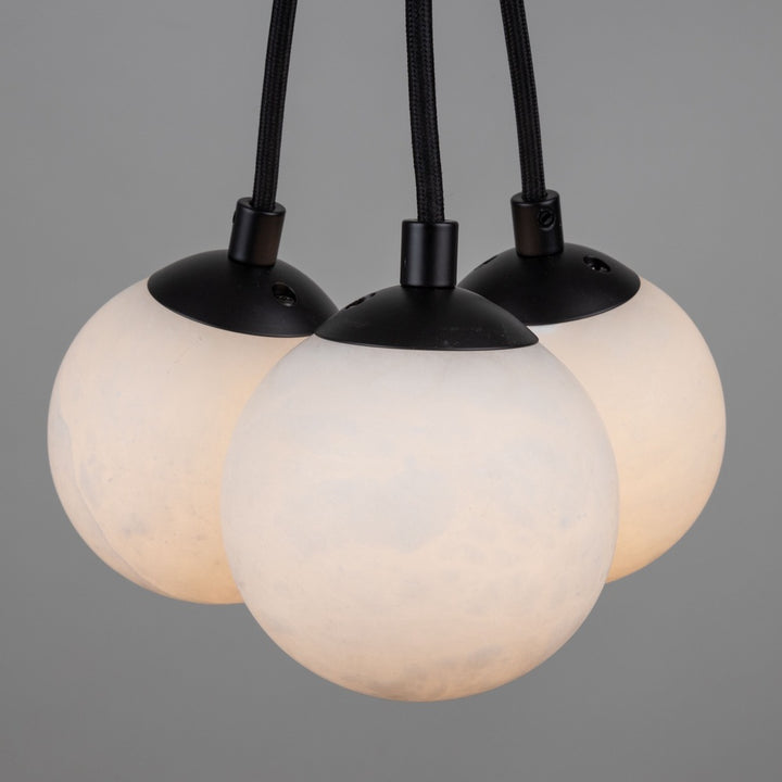 Camila Collection 3-Light Pendant Black