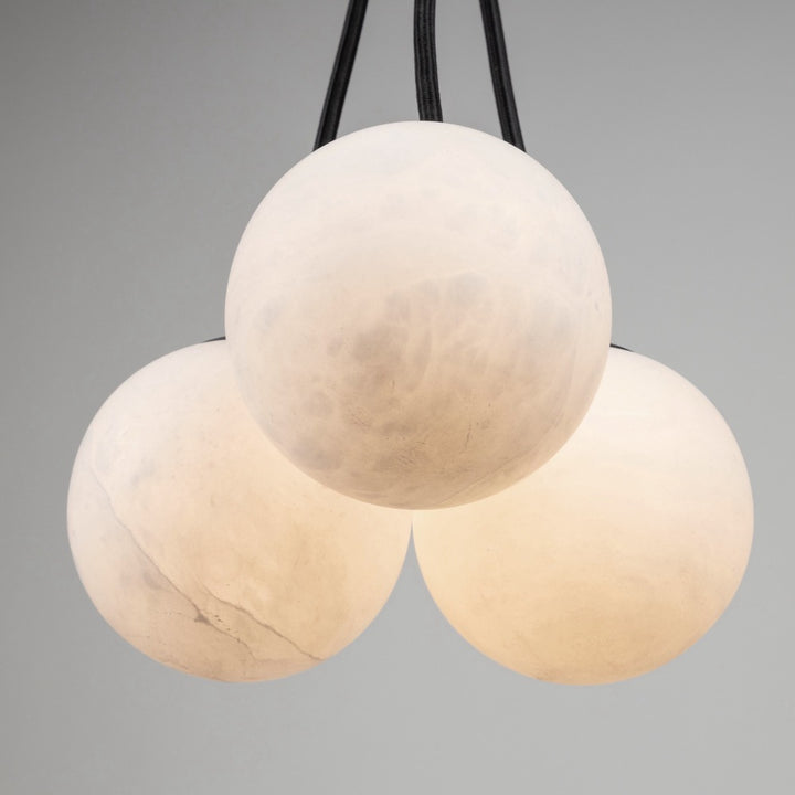 Camila Collection 3-Light Pendant Black