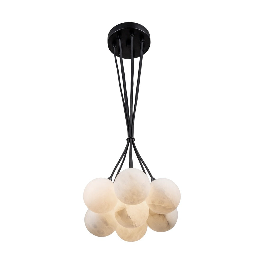 Camila Collection 7-Light Pendant Black