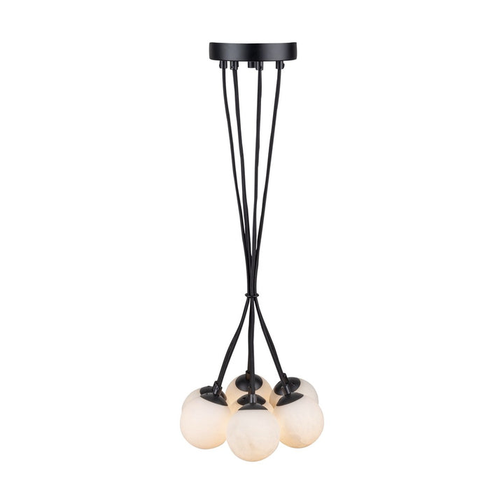 Camila Collection 7-Light Pendant Black