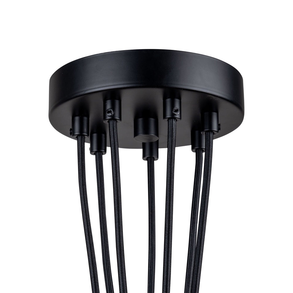 Camila Collection 7-Light Pendant Black
