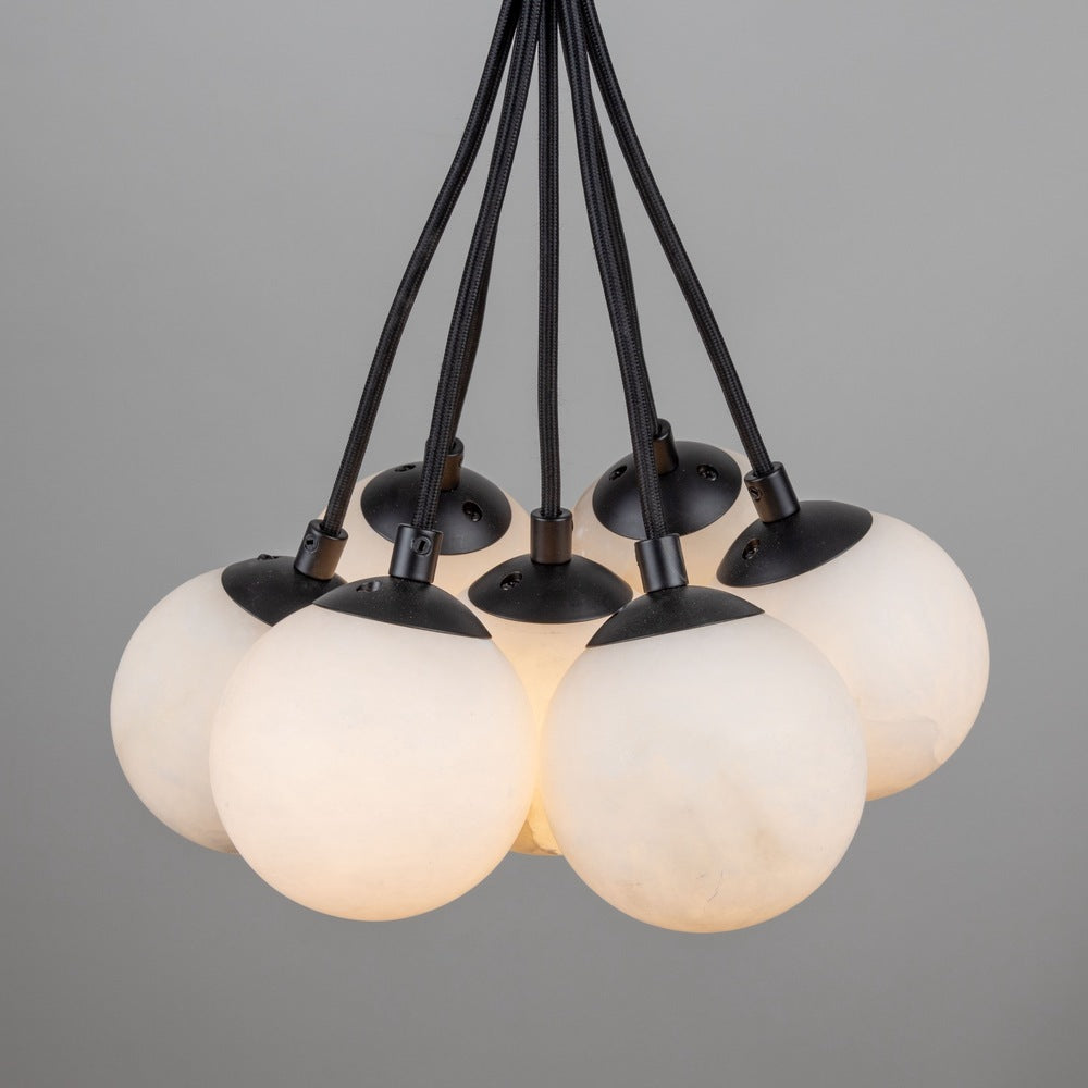 Camila Collection 7-Light Pendant Black