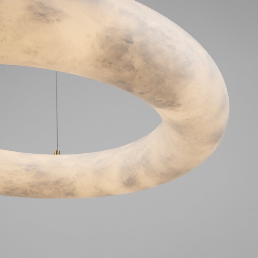 Camila Collection 1-Light 19" Chandelier Brushed Brass