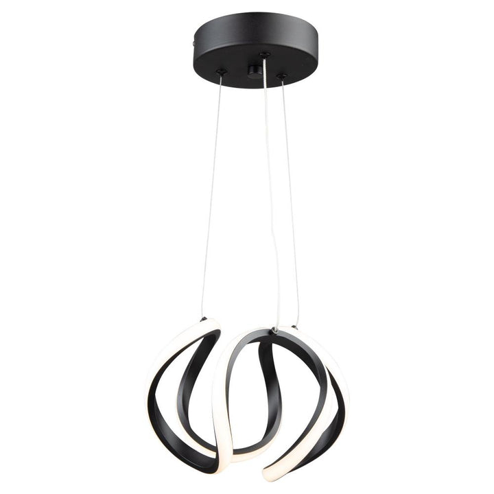 Mira 15W LED Pendant Black