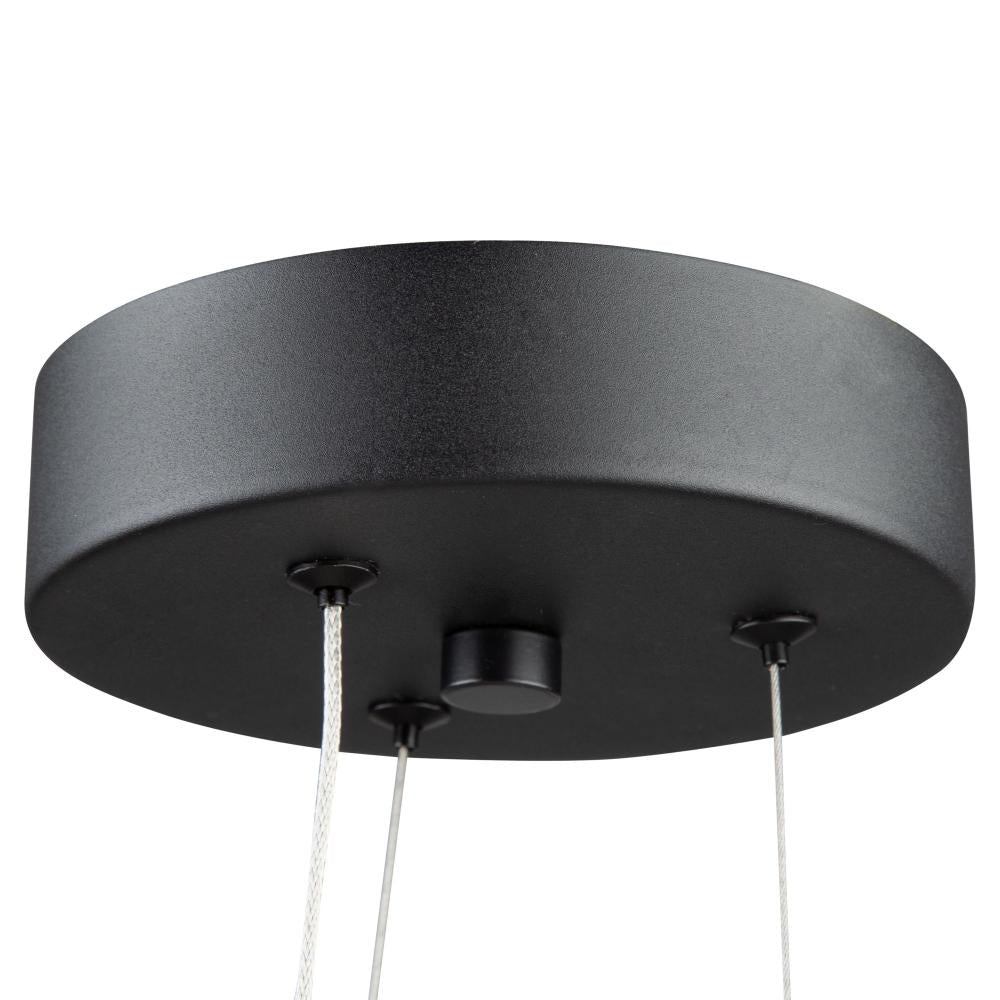 Mira 15W LED Pendant Black